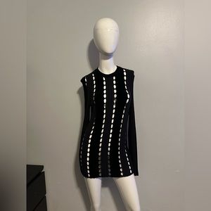 Alexander Wang Black and Silver Sweater